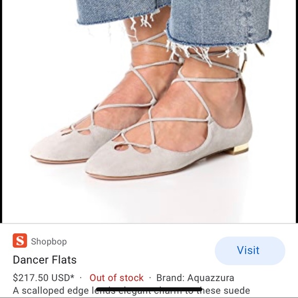 Aquazzura Shoes - 💯% Authentic!! Aquazurra Flats